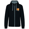 Sweat-shirt zippé à capuche adulte